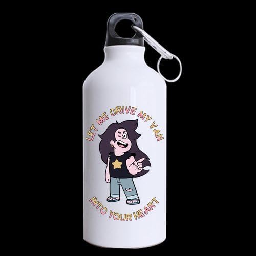 Steven Universe Cartoon Customized Personalized Aluminum Sports Bottle Water Bottles White 13.5 OZ Travel Mug (Two Sides Printed)