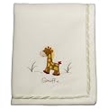 Tiddliwinks Sage Jungle Embroidered Fleece Blanket