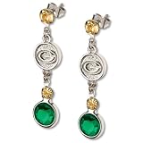 Green Bay Packers Crystal Logo Earrings