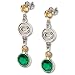 Green Bay Packers Crystal Logo Earrings