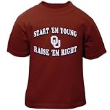 Oklahoma Sooners Crimson Infant Start 'Em Young T-shirt