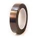 CS Hyde Kapton with Silicone Adhesive, 5 mil Thick, Amber, 1" Width x 36 Yard Roll