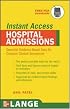 Lange Instant Access: Hospital Admissions (Lange Instant Access)