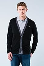 Long Sleeve Cardigan With Tipping