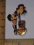 300 Hologram Limited Edition Atlantic City Hard Rock Drum Cafe Pin, Rare Sexy Red Headed Lady Hard Rock Pin, Hard Rock