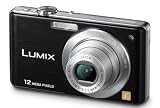 Panasonic - Lumix DMC-FS15EF-K - Appareil photo compact numérique - 12,1 Mpix - Zoom optique LEICA 5x - Ecran LCD 2,7 - Grand angle 29mm - Noir
