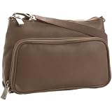 Tianni Multi-Zipper Organizer Shoulder Bag