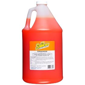 Sqwincher 040204-OR Orange Flavor 128 oz Liquid Concentrate Electrolyte Replacement Beverage Mix (Case of 4)