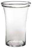 HomArt 12-Inch Flared Glass Hurricane Vase