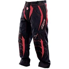 Dye C7 Men's Paintball Pants - Black / Red