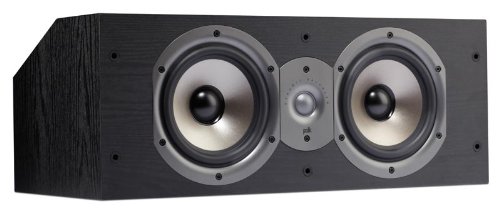 Polk Audio Monitor 25C Two-Way Center Channel Speaker (Single, Black) On Sale