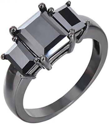 Luxussay Unique Sapphire Antique Women anel Gold Filled Vintage Wedding Rings