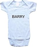 BARRY - Name-Series - White, Blue or Pink Onesie / Baby T-shirt