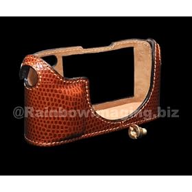 Rainbowimaging Light Brown Genuine Leather Half Case for Leica X-1 X1 by Rainbowimaging