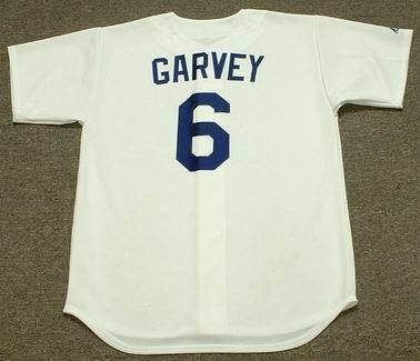 STEVE GARVEY Los Angeles Dodgers 1981 Majestic Cooperstown Throwback Baseball Jersey, 2XL