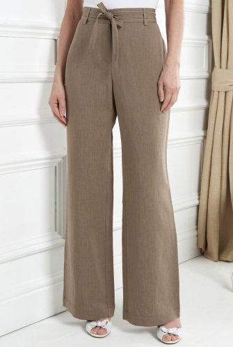 Classic Collection Linen Blend Bootleg Trousers