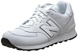New Balance Men’s NB574 Classic Sneaker,White,13 D US