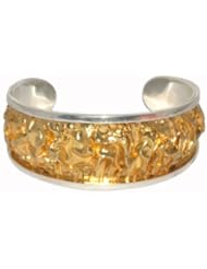 Sterling Silver Gold Plated New Fashion Womens Bangle Marvelous Jewelry