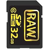 Hoodman RAW-SDHC32GBRAW 32GB SDHC DIGITAL CAMERAS & HD CAMCORDERS CLASS 10