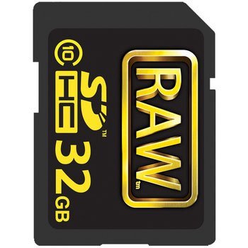 Hoodman RAW-SDHC32GBRAW 32GB SDHC DIGITAL CAMERAS & HD CAMCORDERS CLASS 10