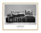 ポスター ライアン フォーブス Choices 額装済 ウッドベーシックフレーム（ブラウン） ブラウン ライアン