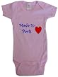 MADE IN PARIS - PARIS BABY - City Series - White, Blue or Pink Onesie / Baby T-shirt