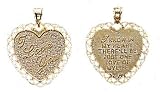 14kt Gold I Love You Heart Charm-1R668