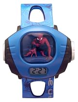 Spiderman 3 Kids' Blue Digital Projector Watch #WSP04188
