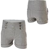 41h21IrtIhL. SL160  Arbor Crackerjack Short   Womens Grey Chambray, S