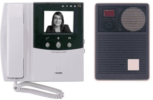 Cyrex M320 B/W Video Intercom Kit (4 Flat CRT Master Monitor)