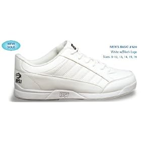Buy BSI Basic Mens Bowling Shoes White by BSI