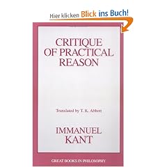 Critique of Practical Reason (Great Books in Philosophy)