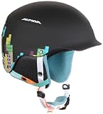 ALPINA Skihelm Spam Cap, grau Bl&ouml;cke matt, 58-61 cm, A9033-328