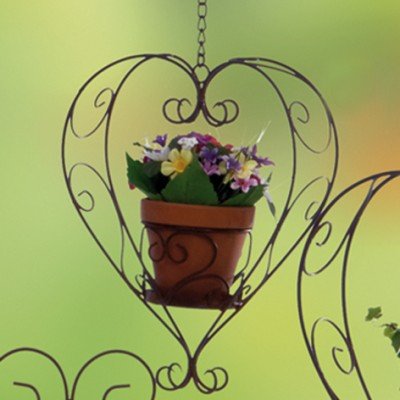 Blumenampel Herz 26x9x33 cm