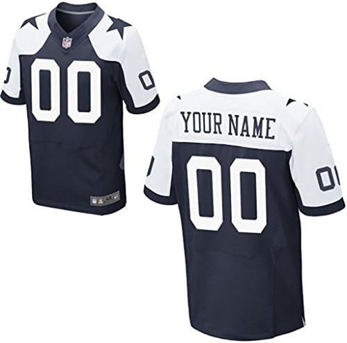 TAPKING Men Dallas Cowboys Customised Elite-Navy Blue Jersey
