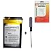 HQRP Replacement Battery for Qtek 1010, DOPOD 545 / 686, Siemens SX56, HTC Wallaby + SCREWDRIVERS & Installation MANUAL plus HQRP Screen Protector