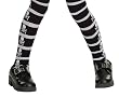 Girls Skull And Crossbones Tights