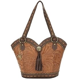 American West Boot Scoot Boogie Zip Top Tote