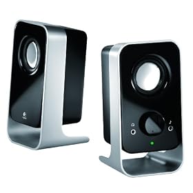 Logitech LS11 2.0 Stereo Speaker System - Black/Silver