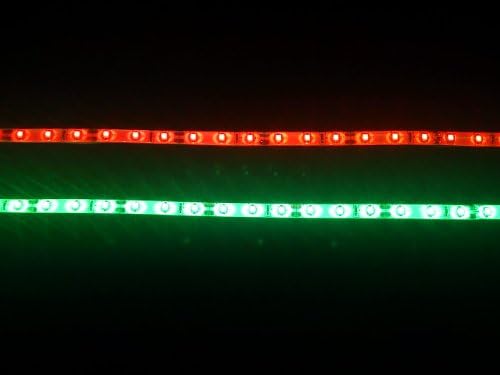 12" LED Boat Navigation Lights Red & Green Running Lights Black Background