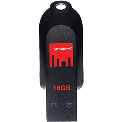 Strontium Pollex 8GB USB Pen Drive (Black/Red)
