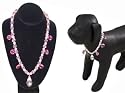 Chandelier pearl necklace for dog cat pet jewelry charm