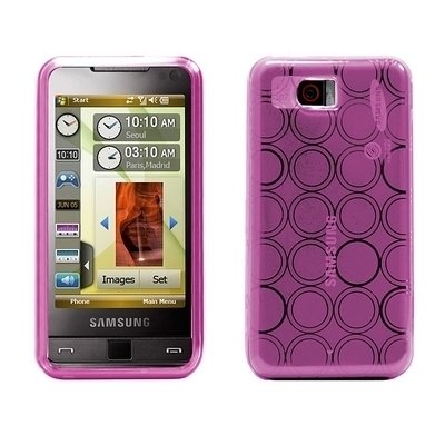 Logotrans Circle Series Silikon H&uuml;lle f&uuml;r Samsung Omnia i900 rosa
