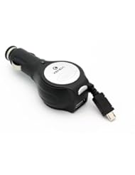 Wireless: Retractable Car Charger Vehicle DC Socket Power Adapter Extra USB Port for Nokia Lumia 430 520 521 530 535 635 640 XL 710 810 820 822 830 925 928 1020 Icon 920 925 - 1520 1320, Huawei Ascend P6 P7, Galaxy Round, Alcatel OneTouch Idol Mini - Xenda