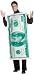 Adult 100 Dollar Bill Costume (One Size)