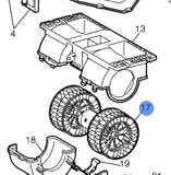 Volvo Truck Fan Motor 3946686