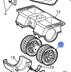 Volvo Truck Fan Motor 3946686
