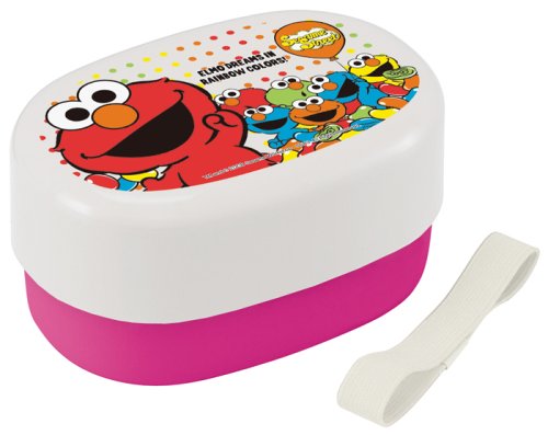セサミストリート(キャンディ・ファニー) 塗2段弁当箱 NLA4