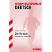 Interpretationshilfe Deutsch: Friedrich D�rrenmatt 'Der Verdacht'
