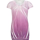 FULL TILT Dip Dye Girls Top - Purple
